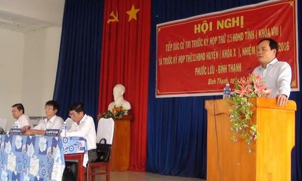 HĐND tỉnh, huyện tiếp xúc cử tri 